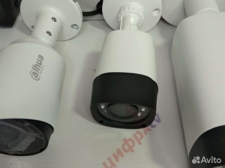 Видеонаблюдение 10 камер с микрофоном 4Мп