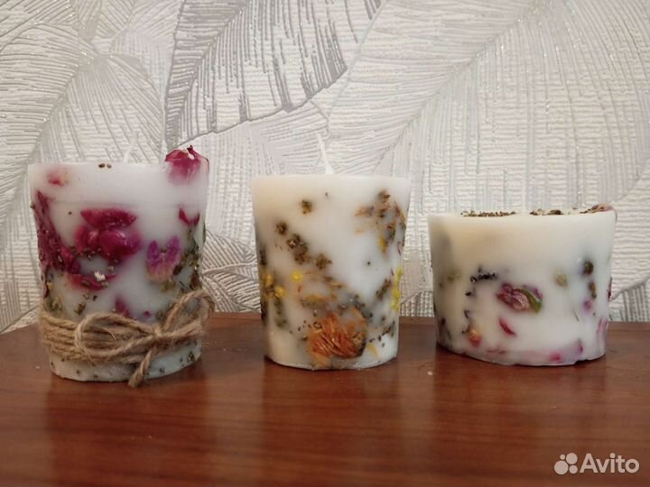 Ароматическая свеча ручной работы