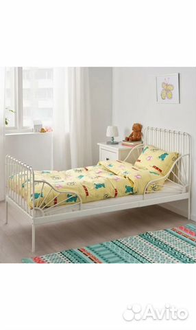 Детская кровать IKEA миннен