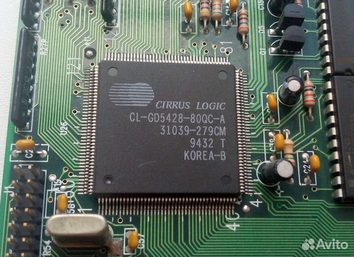 Ретро видеокарта VLB clvga542XVL-BUS DIP VER 3.0