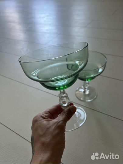 Хрустальные бокалы для шампанского