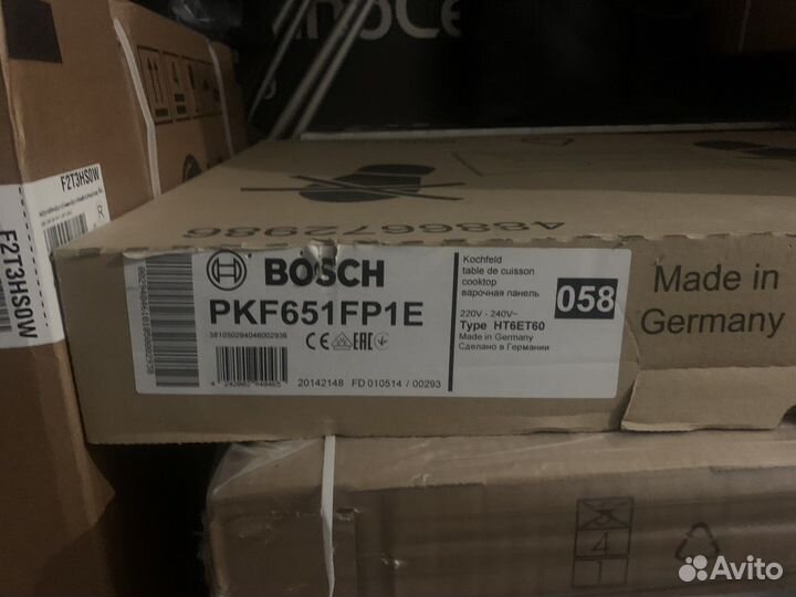 Варочная панель bosch pkf651fp1e