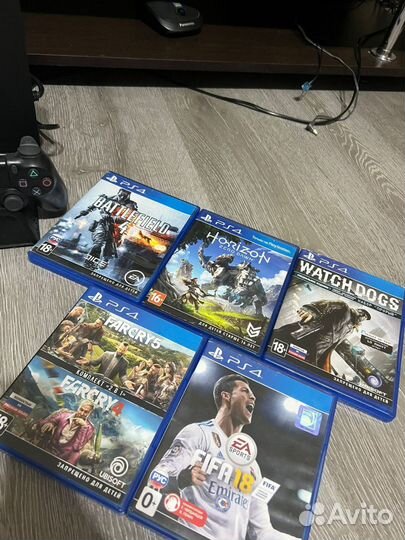 PS4 pro 1tb с играми