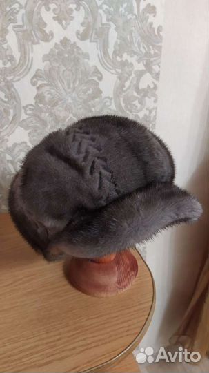 Норковая женская кепка и шапка