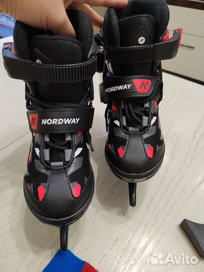 Р. 26-31 Новые Коньки раздвижные детские