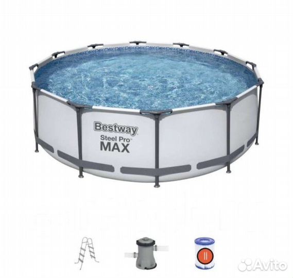 Бассейн каркасный 366x100см см Bestway 56418