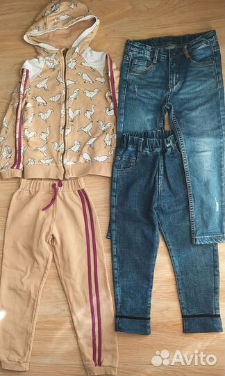 Вещи пакетом на девочку 4 - 5 лет