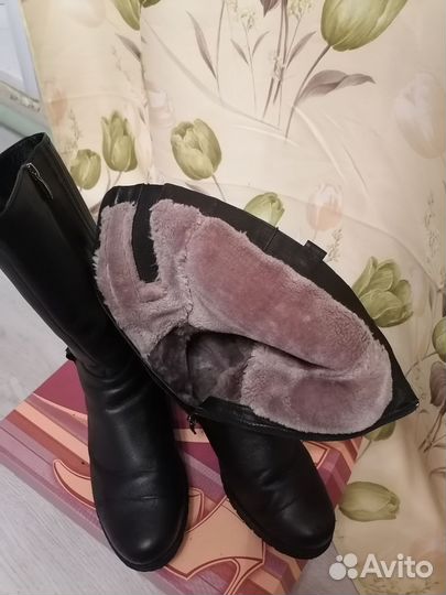 Ботинки женские зимние 41 размер кожаные