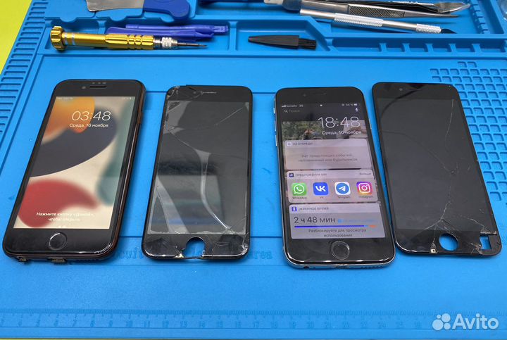 Замена дисплеев Samsung,Xiaomi,Honor,Apple