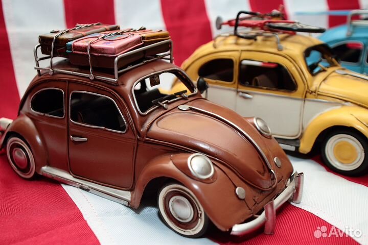 Модель автомобиля Beatle ручная работа металл