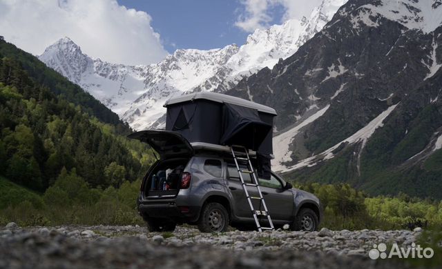 Аренда авто с палаткой на крыше на Кавказе