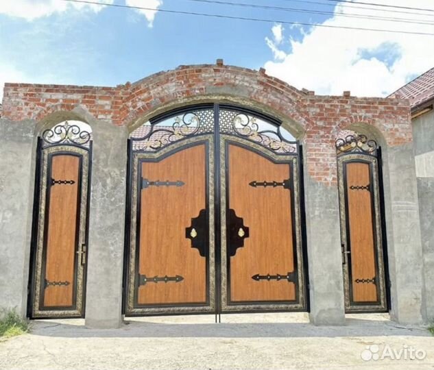 Кованные ворота,перила,навесы,козырьки