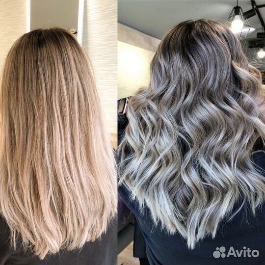 Окрашивание волос, услуги парикмахера