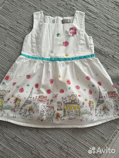Летние платья для девочки 18-24(92) zara и др