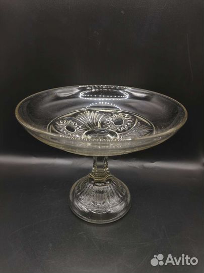 Ваза для фруктов Конфетница Стекло 30-е годы П72