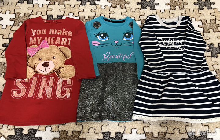 Пакет вещей на девочку 98 104