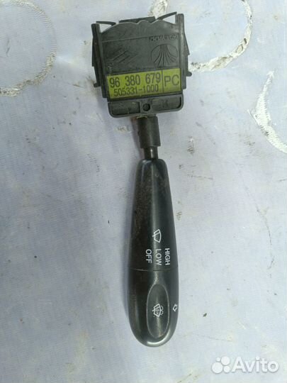 Подрулевой переключатель дворников Daewoo Matiz