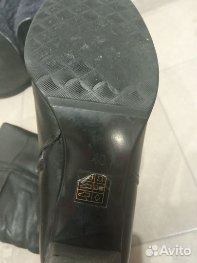 Сапоги женские,зимние, натуральная кожа,р.40