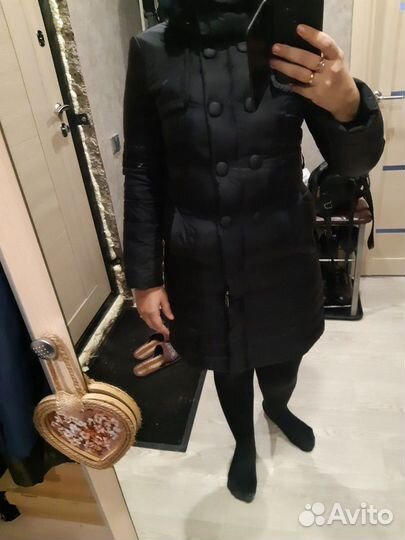 Пуховик-плащ