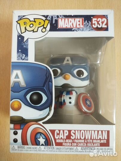 Фигурка Funko Pop Капитан Америка-снеговик
