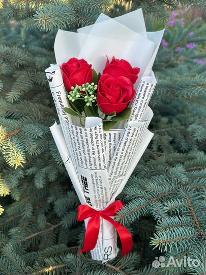 Мыльные розы букеты