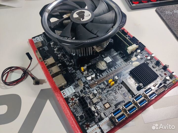 BTC B75C на 8 карт+ процессор+ озу+ кулер