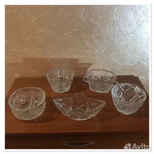 Хрусталь СССР в ассортименте