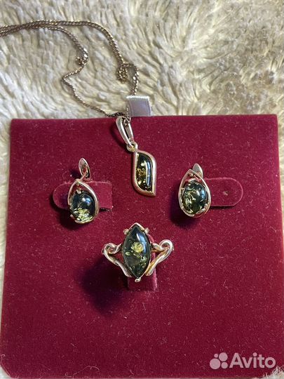 Комплект позолоченые украшения