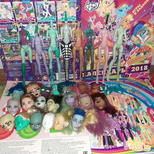 Monster high запчасти для кукол