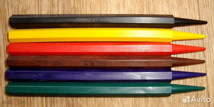 Карандаши - цветные - Полицвет - СССР - новые