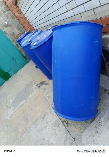 Бочка пластик 230 л пищевая