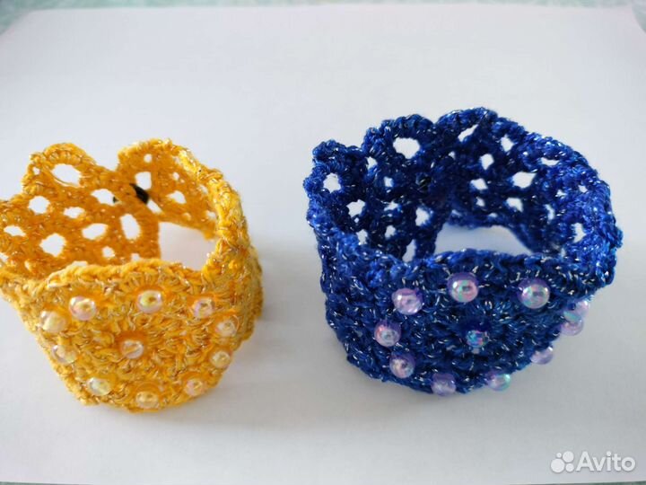 Вязаные браслеты