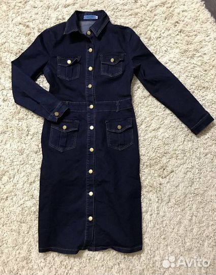 Платье джинсовое