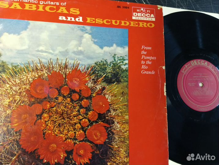 Romantic quitars Sabicas & Escudero винил Японии