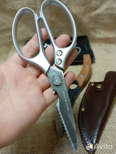 Сербский нож + ножницы японские