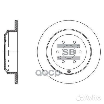 Диск тормозной SD2066 Sangsin brake