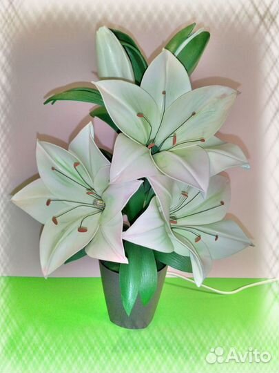 Букеты-светильники, ростовые цветы, ночники