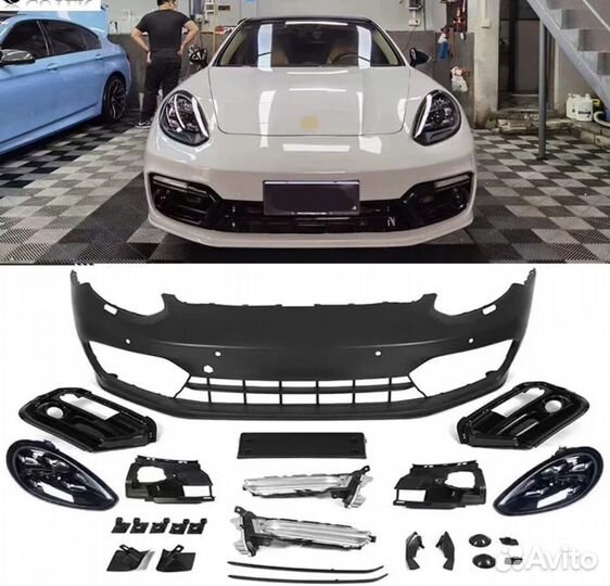 Бампер передний panamera 970