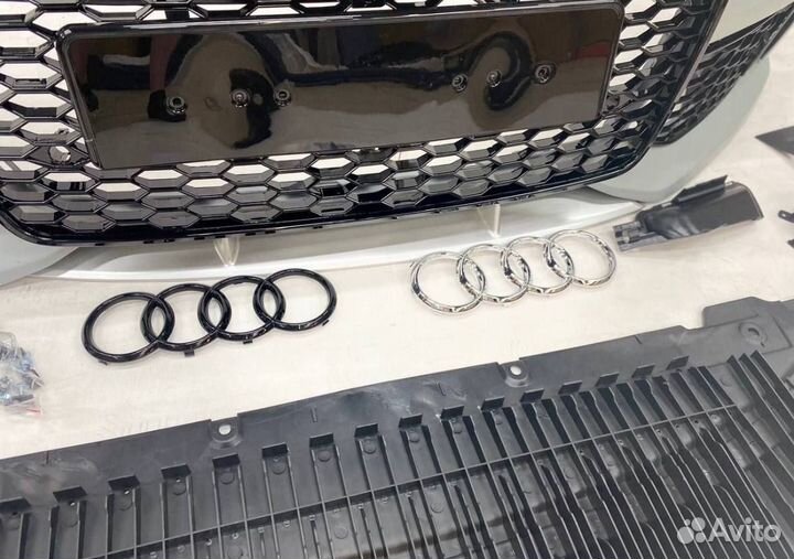 Передний бампер стиль RS7 Audi A7 4G рестайлинг