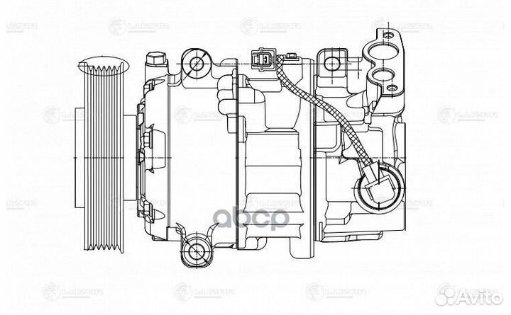 Lcac 0914 Компрессор кондиционера renault