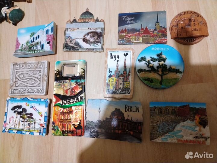 Магниты на холодильник, новые, 50-400 р