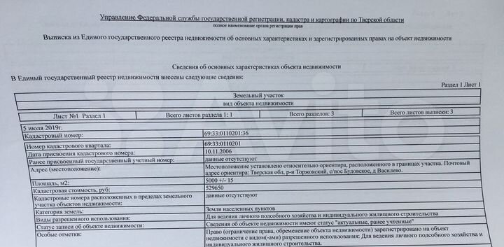 Участок 50 сот. (СНТ, ДНП)