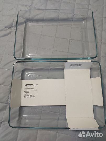 Противень для духовки стекло 35х25