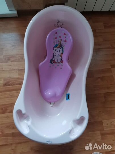 Ванночка для купания с горкой