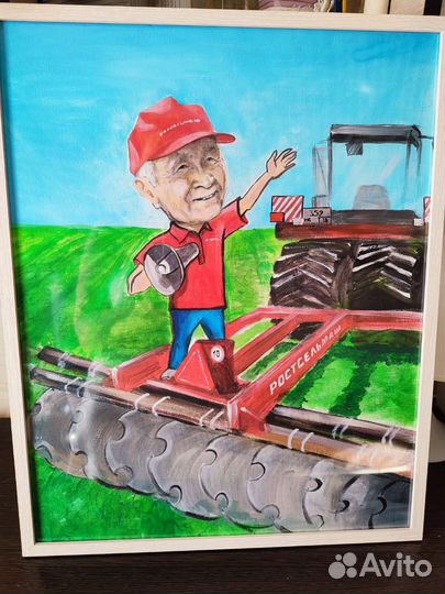 Шарж акрилом