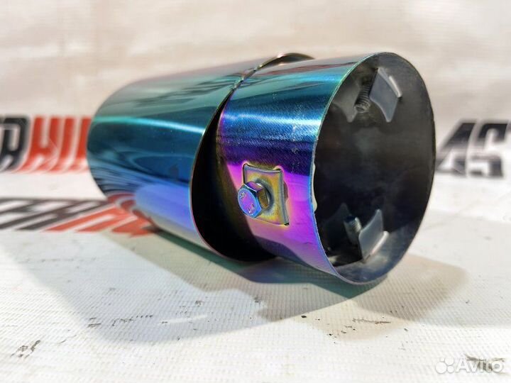 Насадка на глушитель под титан № 2 задняя