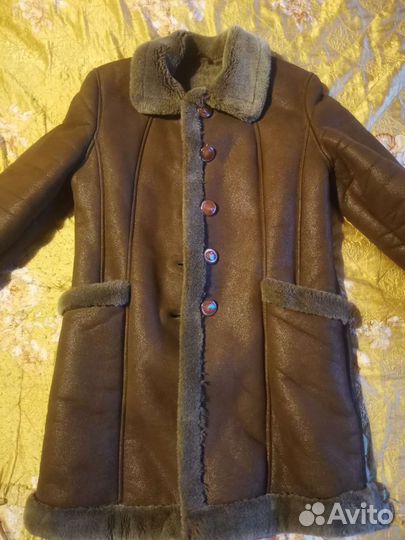 Дубленка женская 46