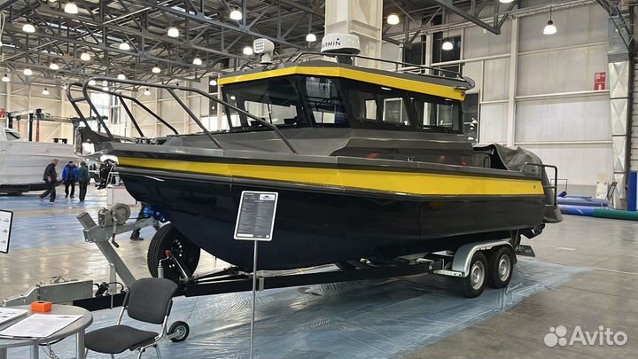 Катер с каютой Easy Craft 750 и моторами