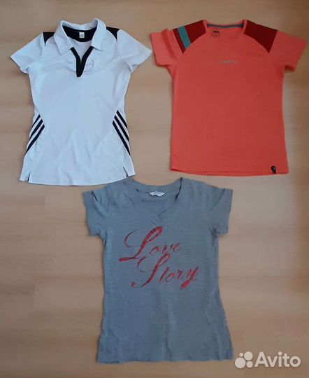 Фирменные футболки пакетом 44р