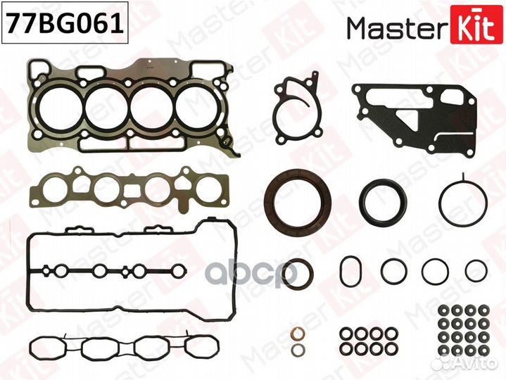 Комплект прокладок двигателя nissan tiida, qashqai